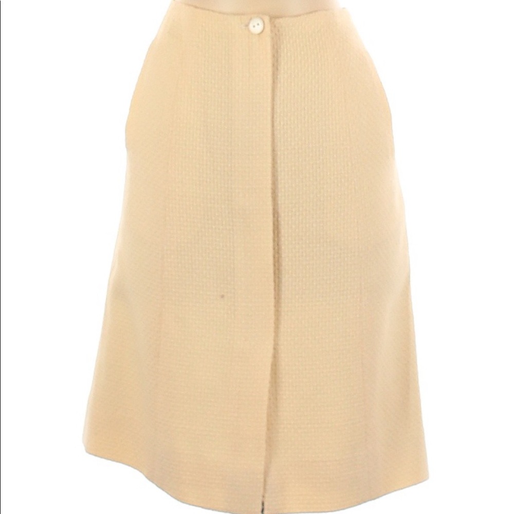 Chanel wool skirt